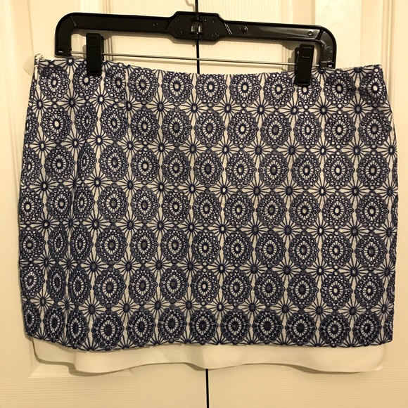 DVF blue lace mini skirt - Picture 3 of 11